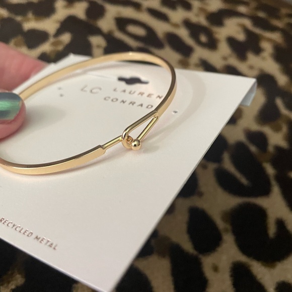 LC Lauren Conrad Gold Bangle Bracelet - Picture 3 of 6
